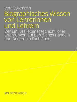 cover image of Biographisches Wissen von Lehrerinnen und Lehrern